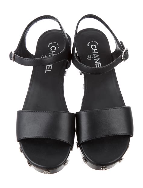 chanel camellia sandals 2016|Chanel camellia slide sandals.